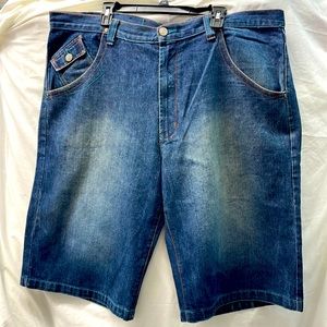 Jinzu faded denim shorts men sz 42